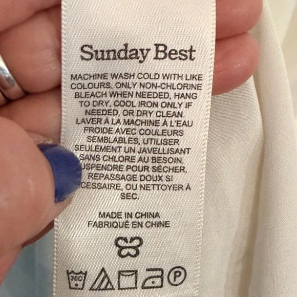 Aritzia SUNDAY BEST Kimberly Dress - White - Picture 8 of 9